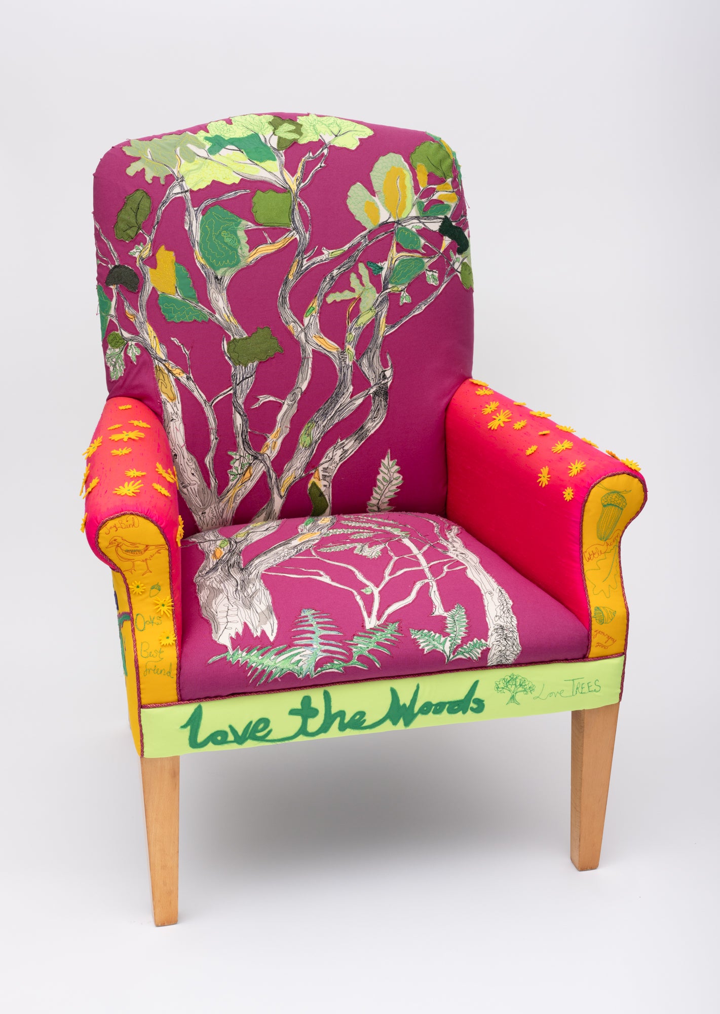 Oak and Ash Chair and Stool - InStitchYou Gallery