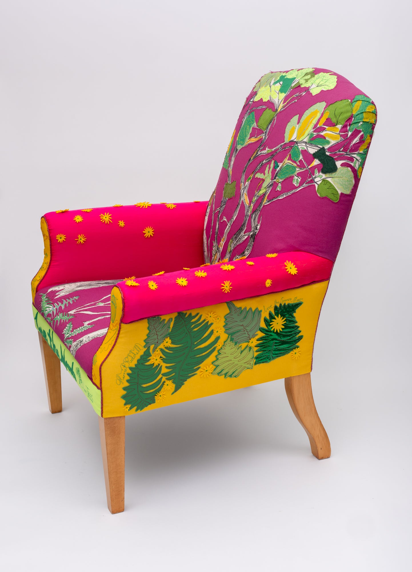 Oak and Ash Chair and Stool - InStitchYou Gallery