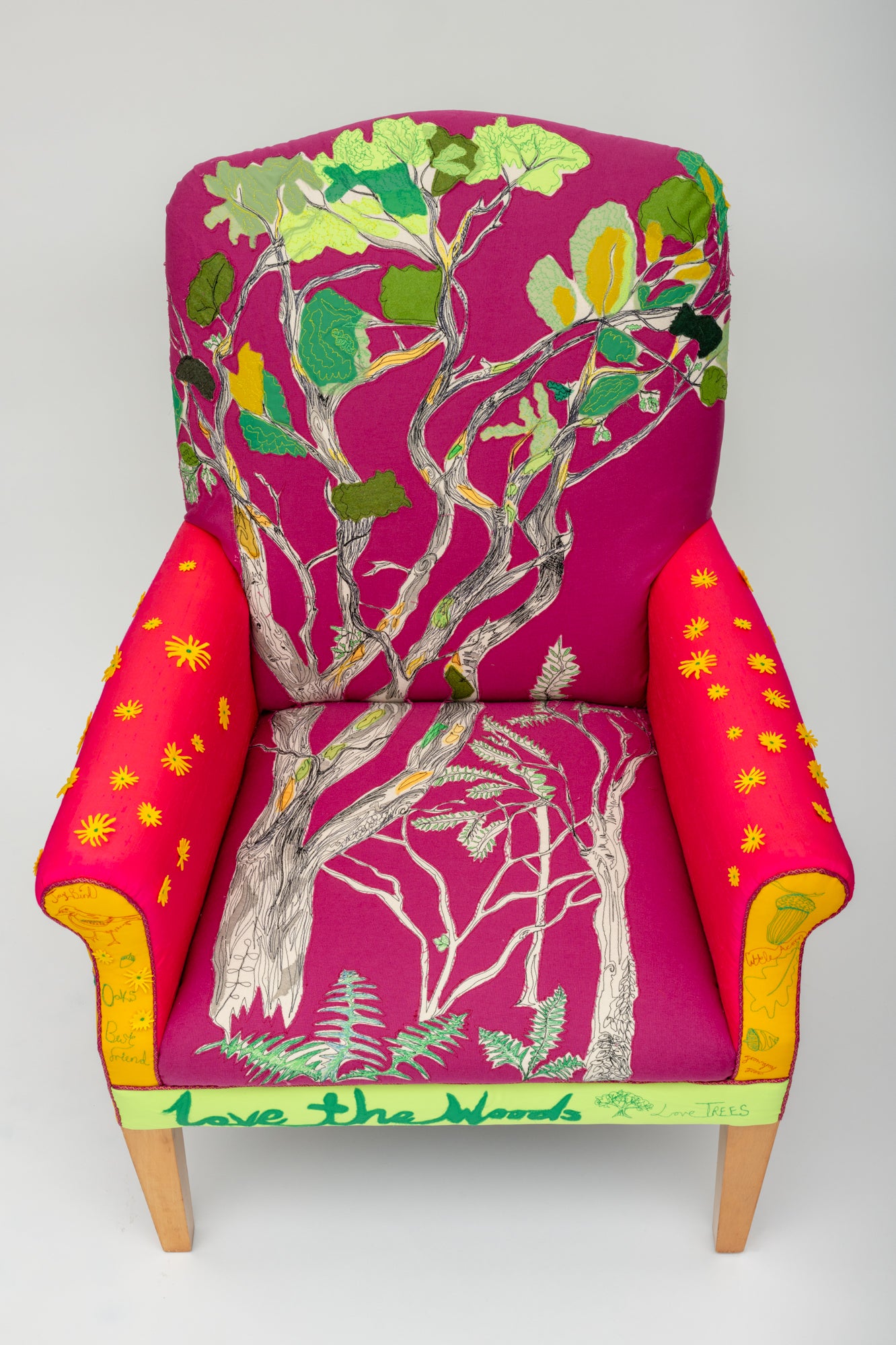 Oak and Ash Chair and Stool - InStitchYou Gallery