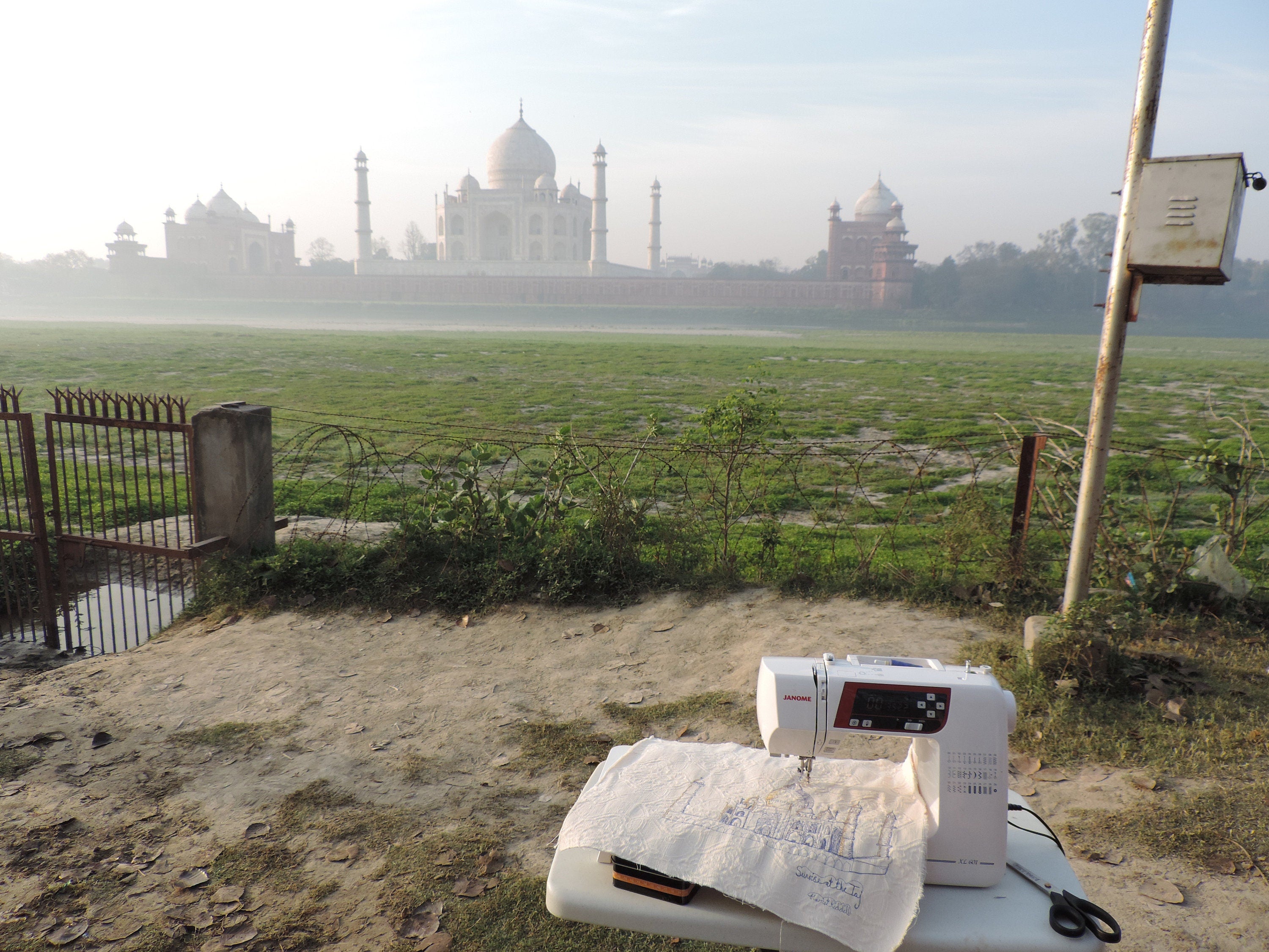 Harriet Riddell 'India Book' InStitchYou, A Journey around India with a Sewing Machine making Art on the streets - InStitchYou Gallery