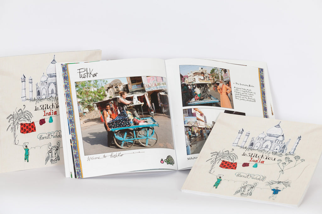 Harriet Riddell 'India Book' InStitchYou, A Journey around India with a Sewing Machine making Art on the streets - InStitchYou Gallery