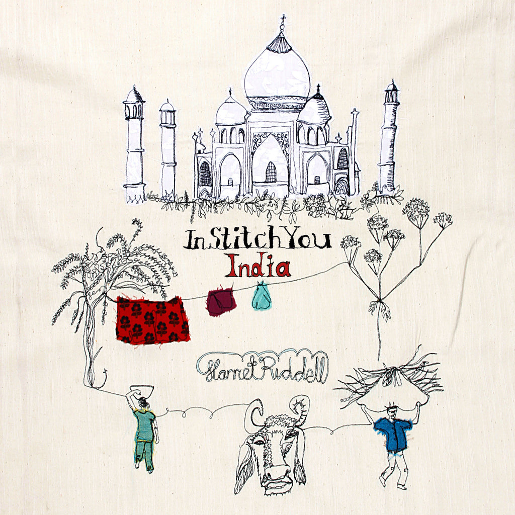 Harriet Riddell 'India Book' InStitchYou, A Journey around India with a Sewing Machine making Art on the streets - InStitchYou Gallery
