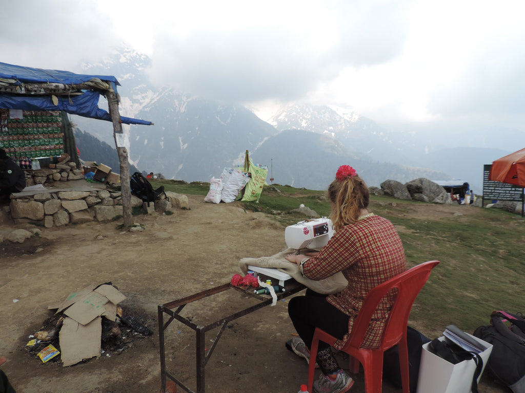 Harriet Riddell 'India Book' InStitchYou, A Journey around India with a Sewing Machine making Art on the streets - InStitchYou Gallery