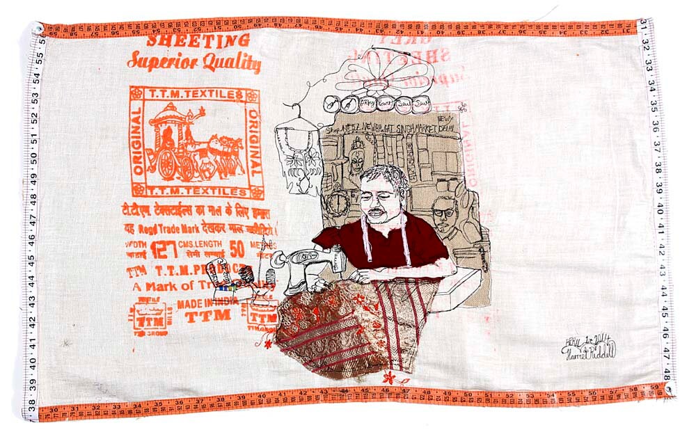 Harriet Riddell 'India Book' InStitchYou, A Journey around India with a Sewing Machine making Art on the streets - InStitchYou Gallery