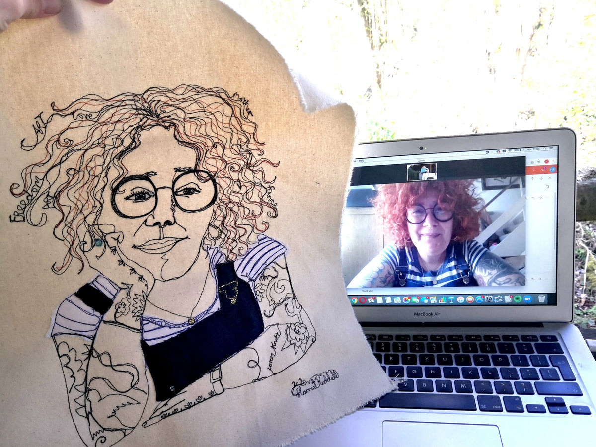 Hariet Ridelle Online Live Stitch Portrait (1 person) by Harriet Riddell, InStitchYou ...
