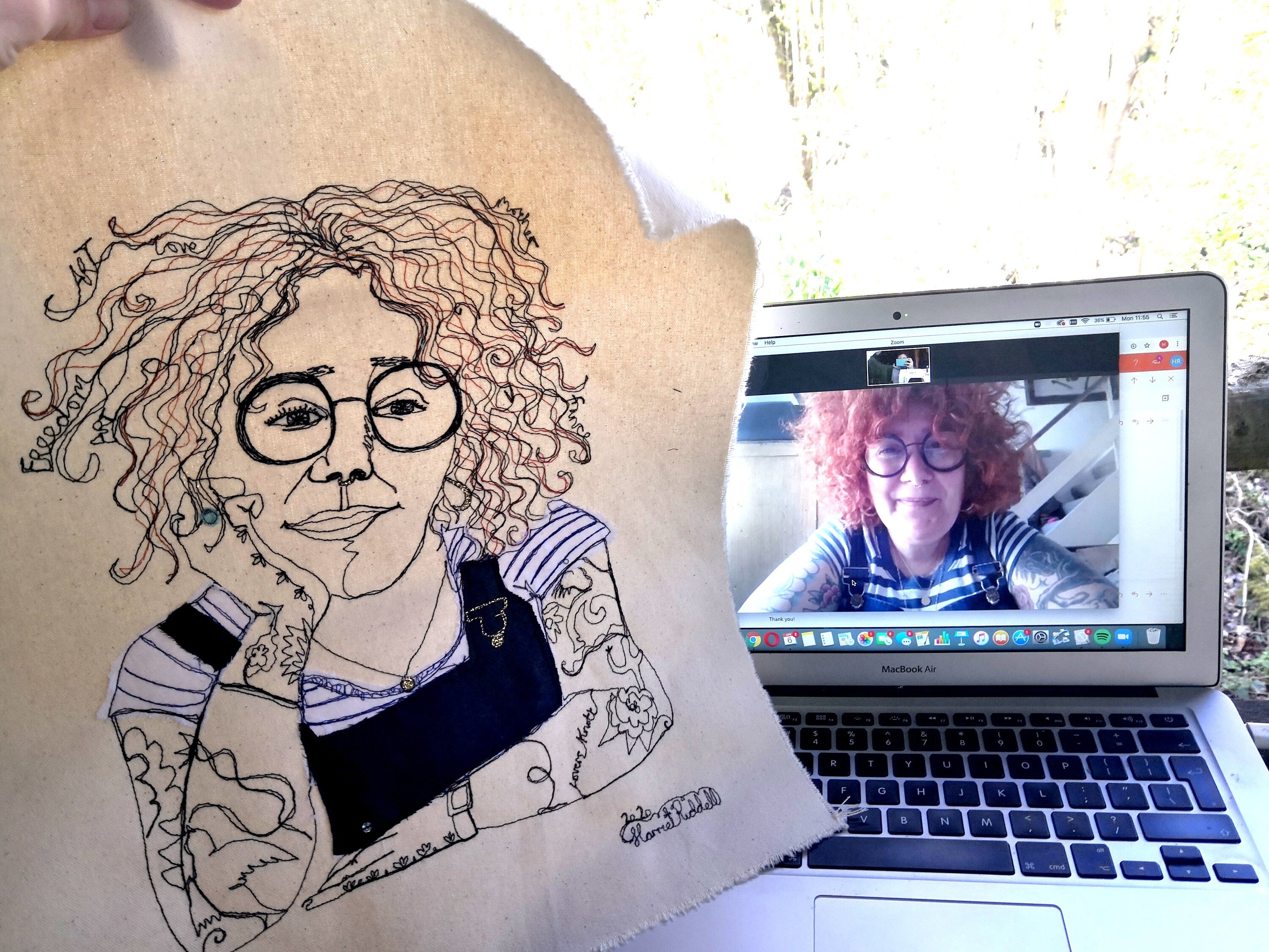 Online Live Stitch Portrait (1 person)
