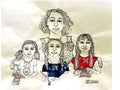 Online Live Stitch Portrait (4 people)