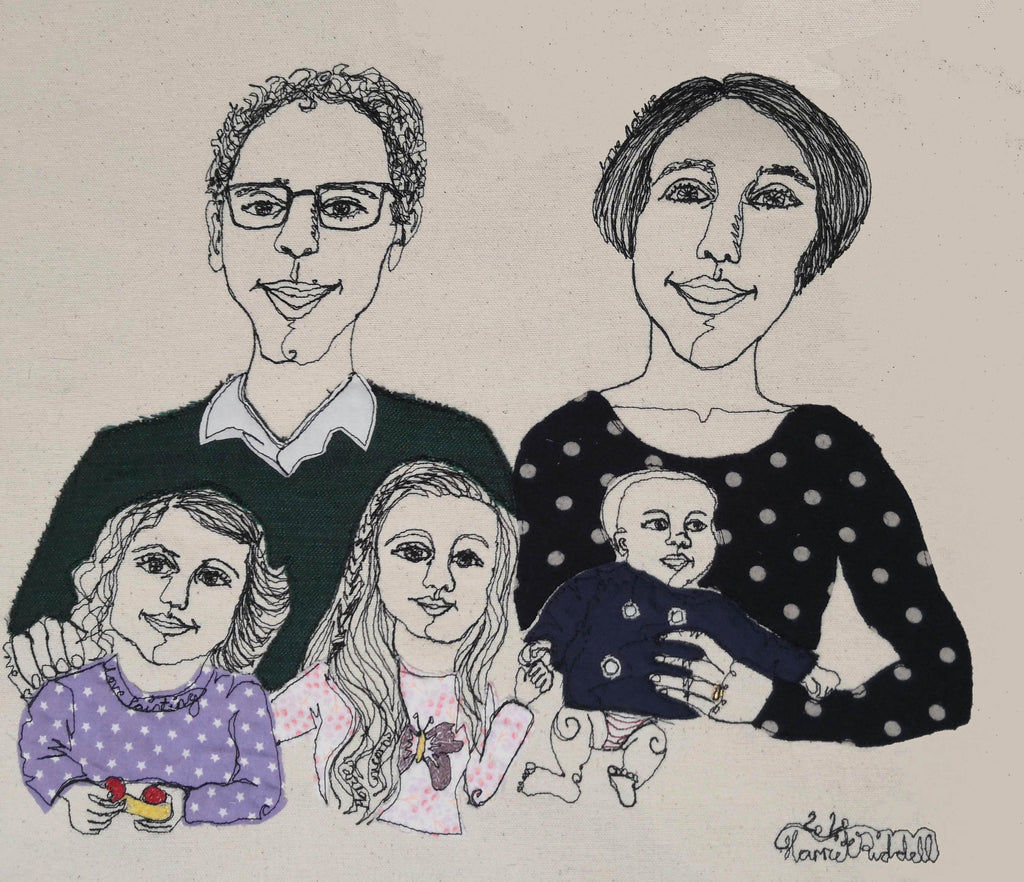 Online Live Stitch Portrait (5 people)