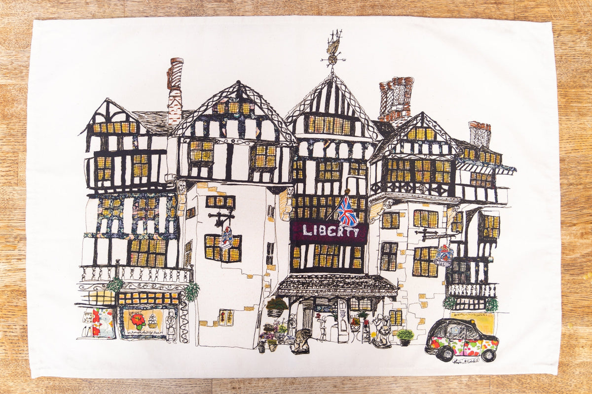 Liberty Tea Towel by Harriet Riddell, InStitchYou – Harriet Riddell ...