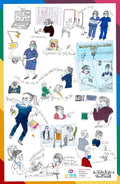 NHS Tea Towel  (Vaccination Roll-Out at Oxford University Hospital)