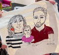 Online Live Stitch Portrait (3 people)