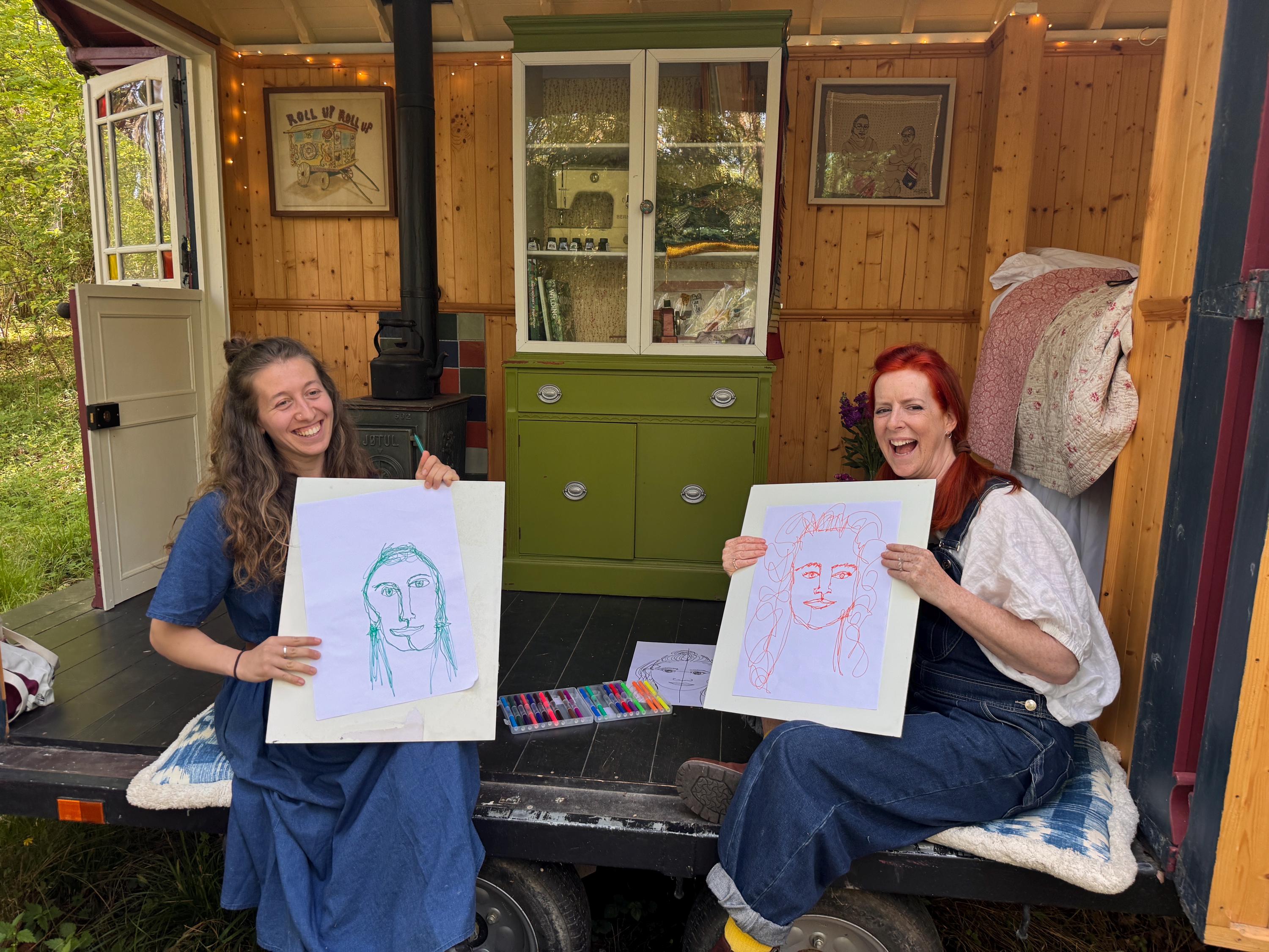 This Kit Compliments Stitched Portraits and Story Telling Workshop by Harriet Riddell - InStitchYou Gallery